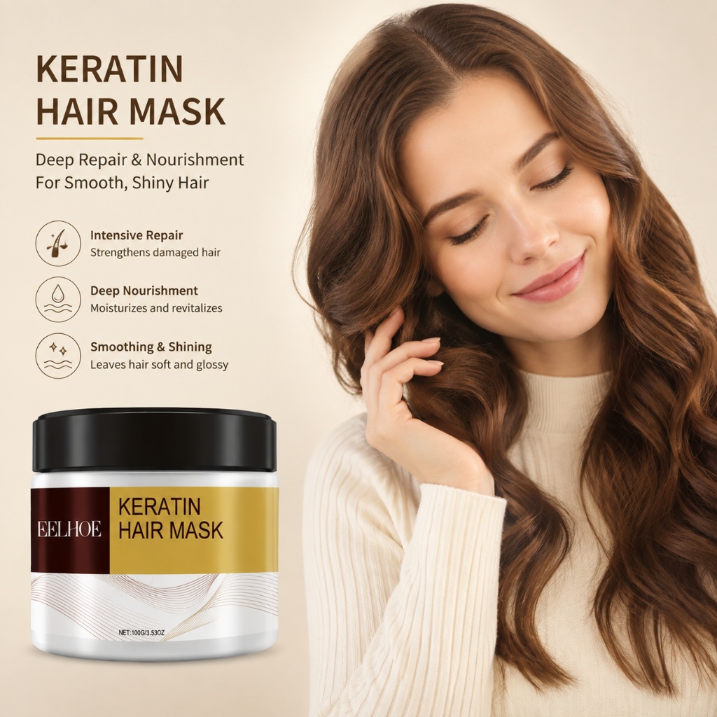 Hair Care Collagen - Keratin Saç Maskesi Argan Hindistan Cevizi