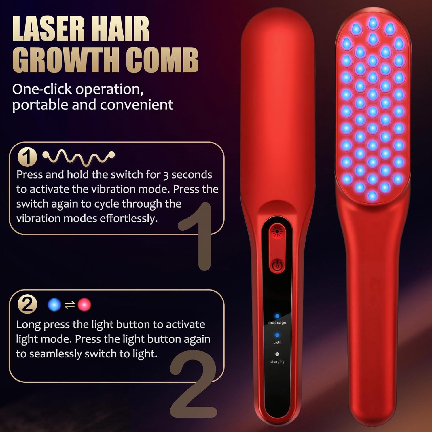 Lazer Saç Çıkarma Tarağı, Kırm - Hair Care Nutrition incelemesi ve fiyatı